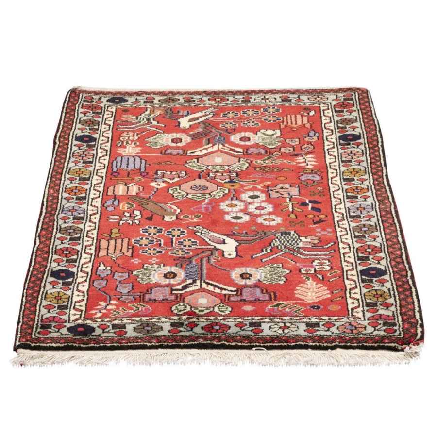 Price and Buy Authentic Persian Prayer Rug Hand-Knotted & Luxurious Sajada Flowers - Image 3