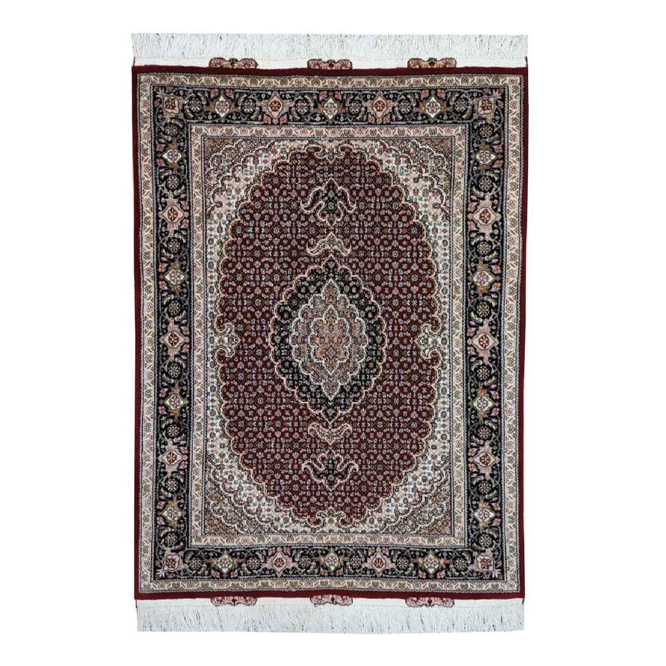 Price and Buy Authentic Persian Prayer Rug Hand-Knotted & Luxurious Sajada Khodadad_69005802f3bcb.jpeg Price and Buy Authentic Persian Prayer Rug Hand-Knotted & Luxurious Sajada Khodadad - Image 1