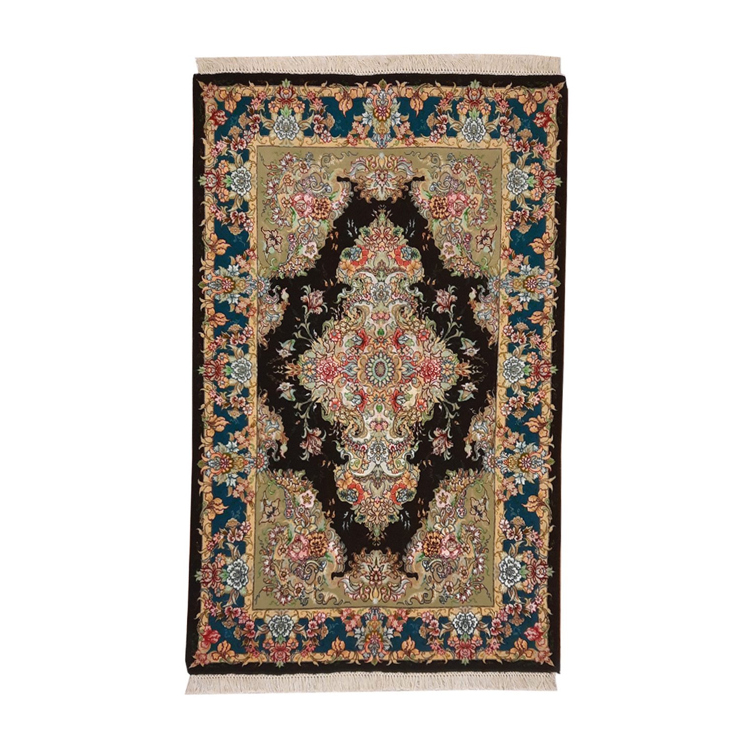 Price and Buy Authentic Persian Prayer Rug Hand-Knotted & Luxurious Sajada Parham_690051f092fb7.jpeg Price and Buy Authentic Persian Prayer Rug Hand-Knotted & Luxurious Sajada Parham - Image 1