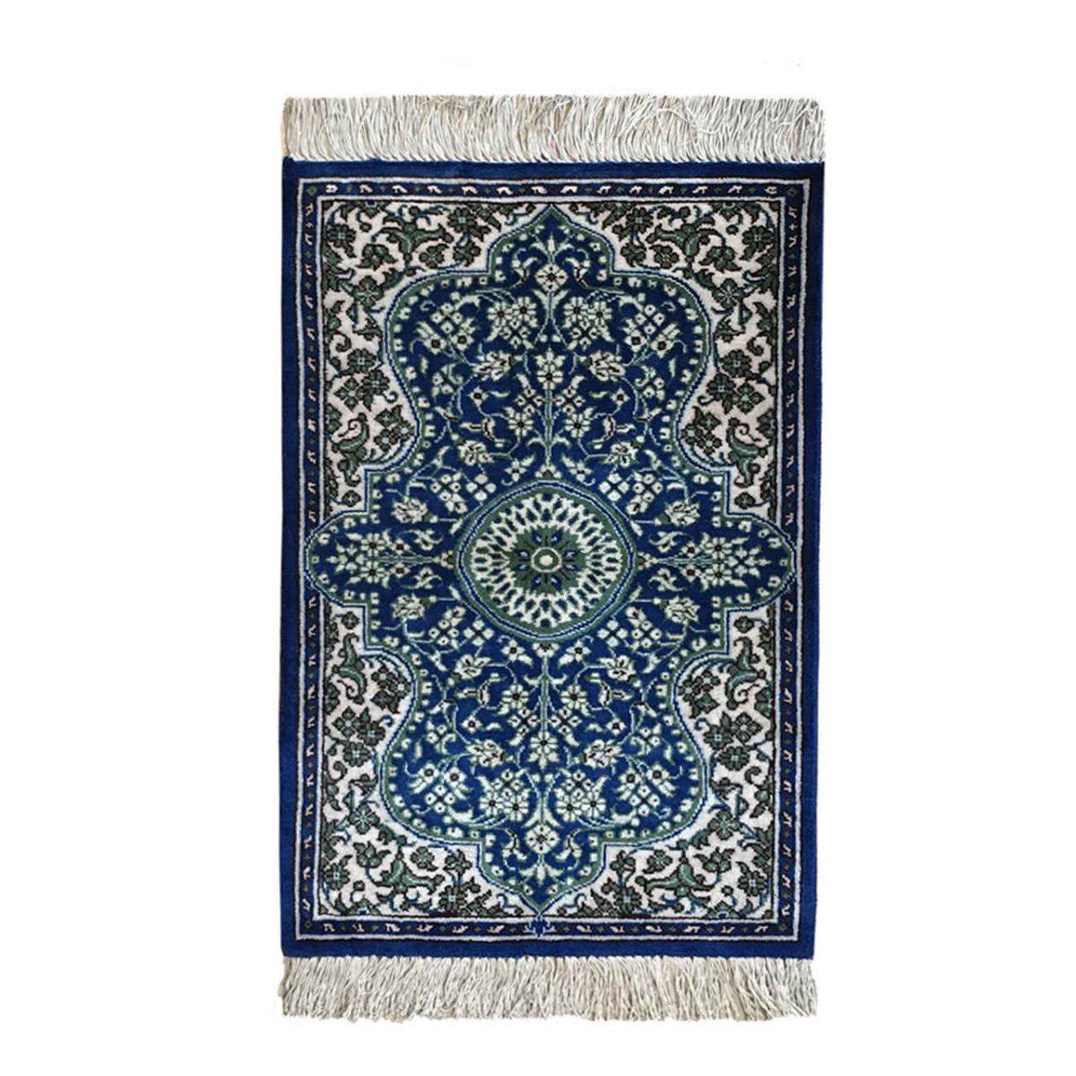 Price and Buy Authentic Persian Prayer Silk Rug Hand-Knotted & Luxurious Sajada Toranji