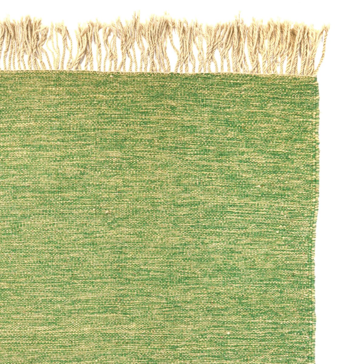 Price and Buy Authentic Persian Wool Kilim Handwoven in Khorasan Light Green - Image 3