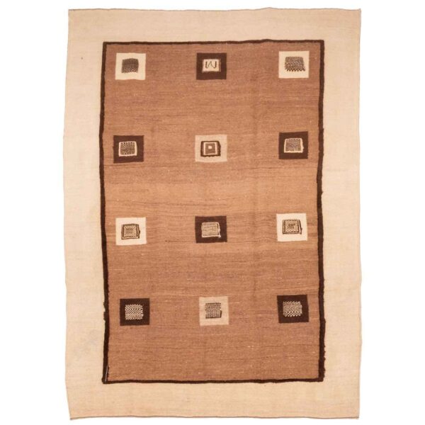 Price and Buy Authentic Persian Wool Kilim Rug Handwoven in Fars Brown_68fea37652521.jpeg Price and Buy Authentic Persian Wool Kilim Rug Handwoven in Fars Brown