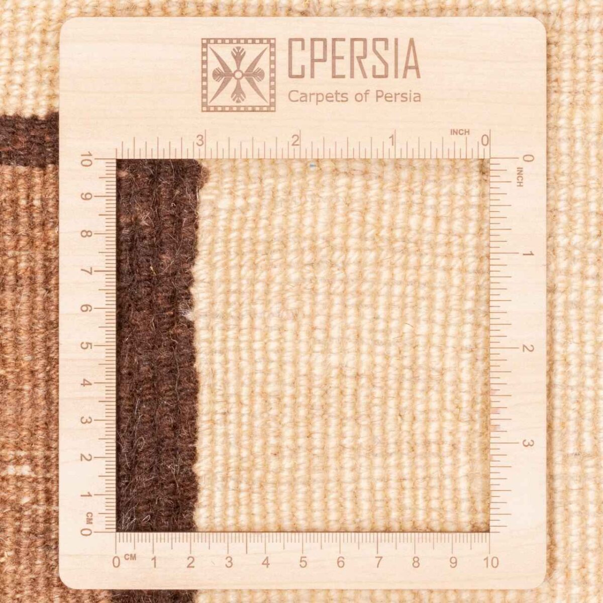 Price and Buy Authentic Persian Wool Kilim Rug Handwoven in Fars Brown - Image 6