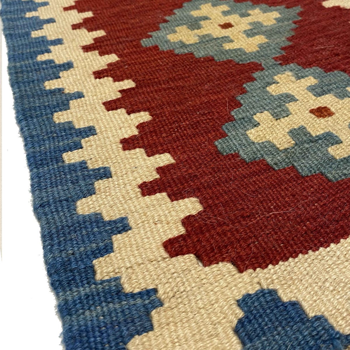 Price and Buy Authentic Persian Wool Kilim Rug Handwoven in Fars Tribal - Image 3