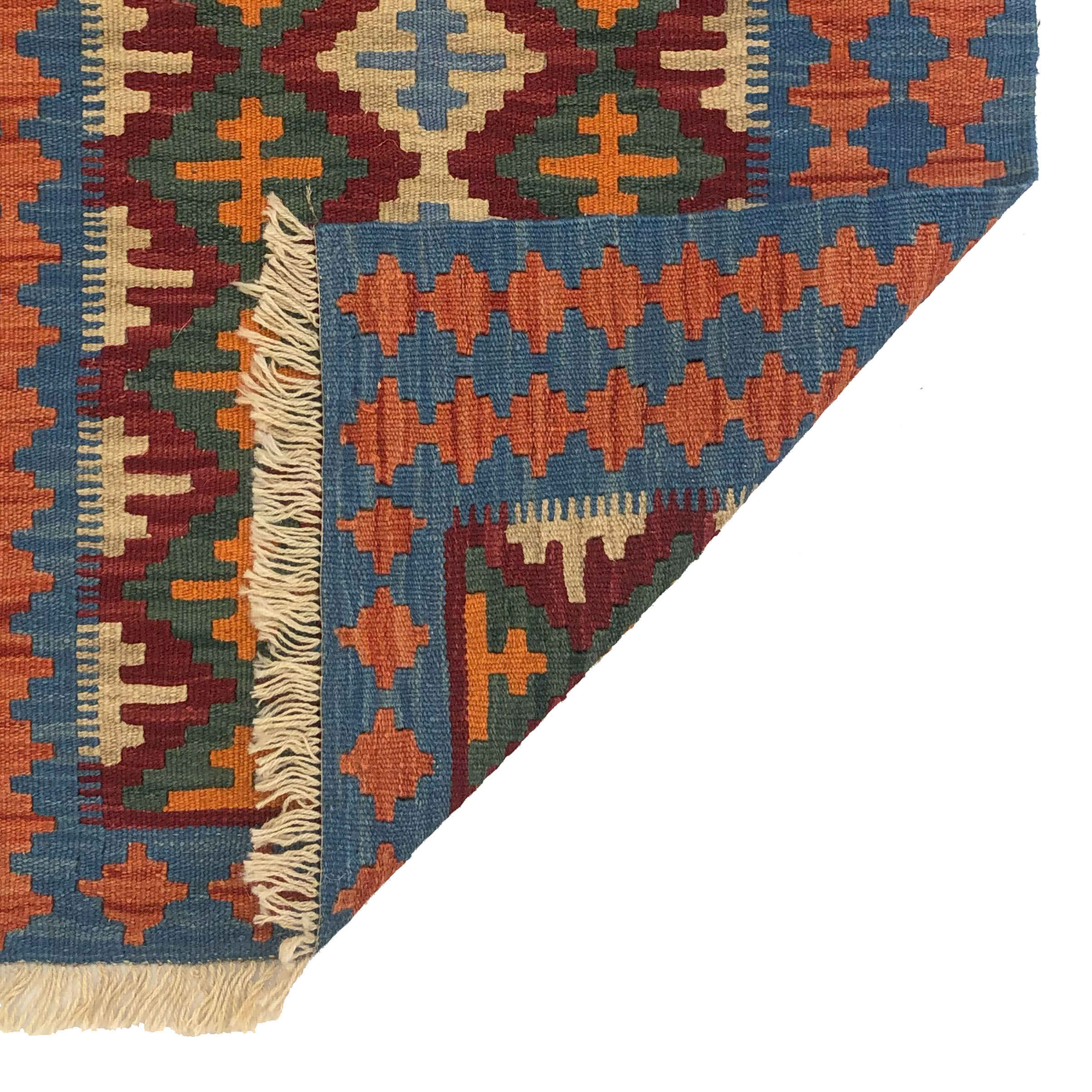 Price and Buy Authentic Persian Wool Kilim Rug Handwoven in Firuzabad Qashqai - Image 5