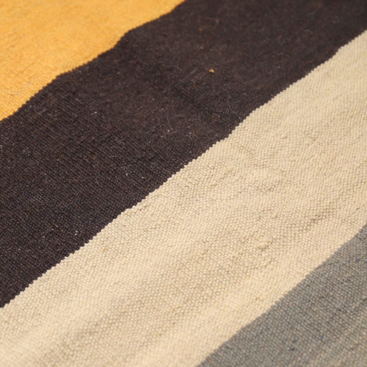 Price and Buy Authentic Persian Wool Kilim Rug Handwoven in Isfahan Striped - Image 5