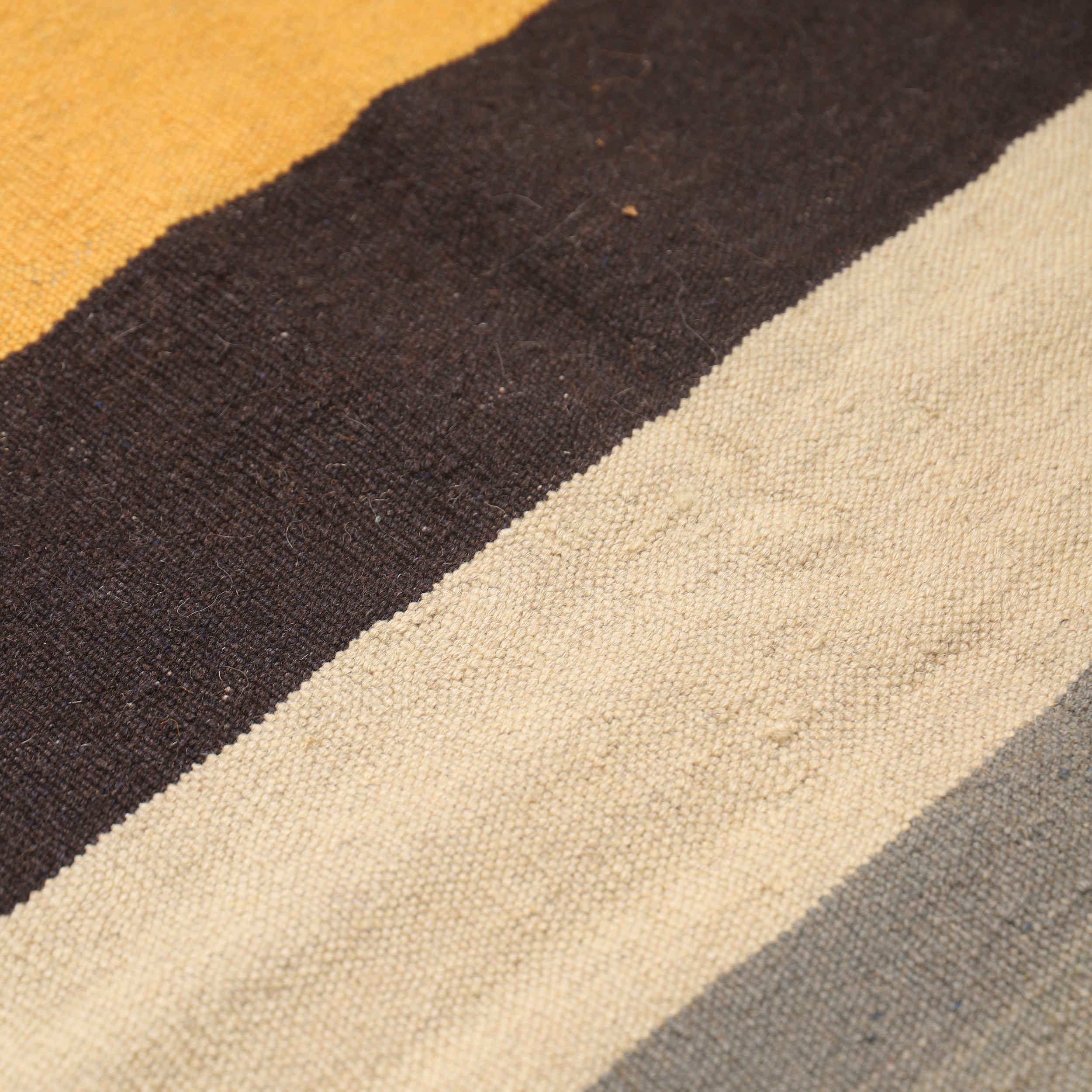 Price and Buy Authentic Persian Wool Kilim Rug Handwoven in Isfahan Striped - Image 5