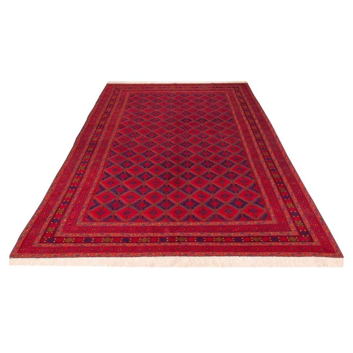 Price and Buy Authentic Persian Wool Kilim Rug Handwoven in Khorasan Red - Image 3