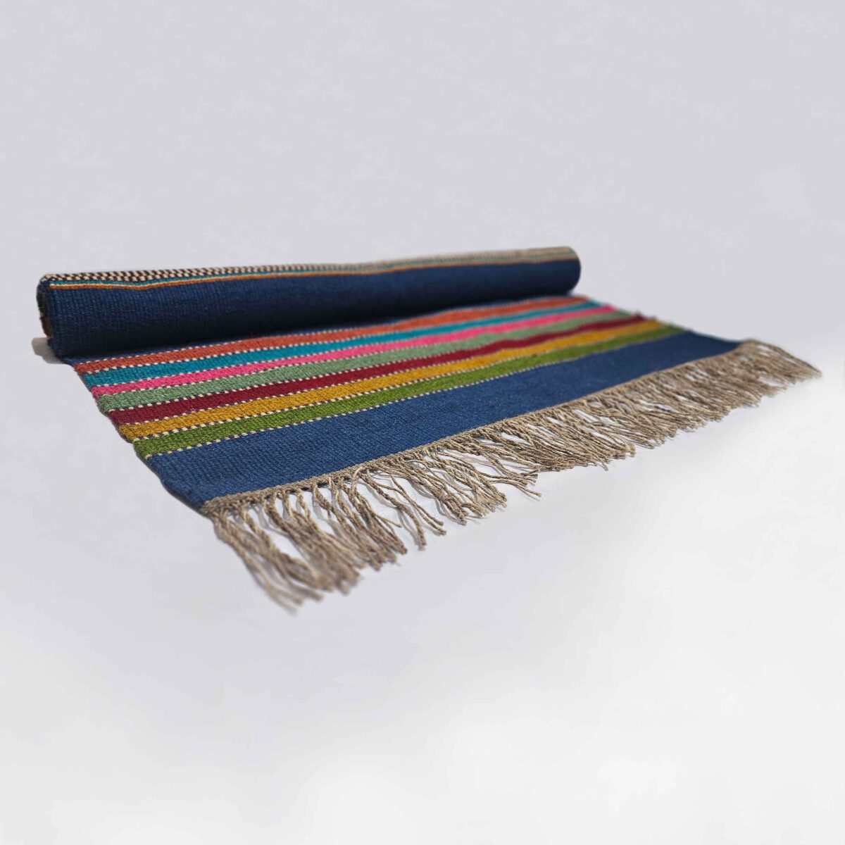 Price and Buy Authentic Persian Wool Kilim Rug Handwoven in Lorestan Blue - Image 3