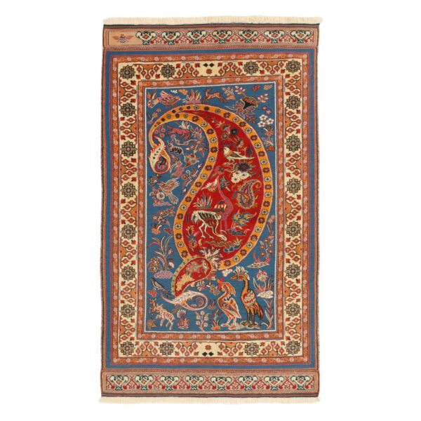 Price and Buy Authentic Persian Wool Kilim Rug Handwoven in Sirjan Paisley with Birds_68feed959e55b.jpeg Price and Buy Authentic Persian Wool Kilim Rug Handwoven in Sirjan Paisley with Birds