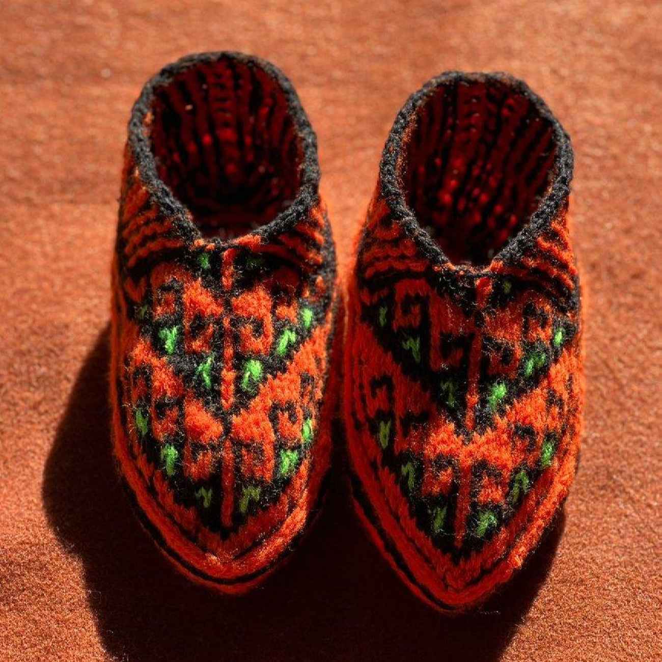 Price and Buy Azerbaijan Crochet Slippers with Acrylic fiber Knitted - Image 3
