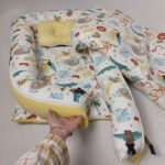 Price and Buy Baby Anti-Roll Nest – Animal Design & Organic Cotton – Full Set with Pillow - Image 4