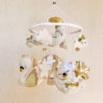 Price and Buy Baby Bed Mobile – Musical, Cute with Teddy Bear Design in Golden