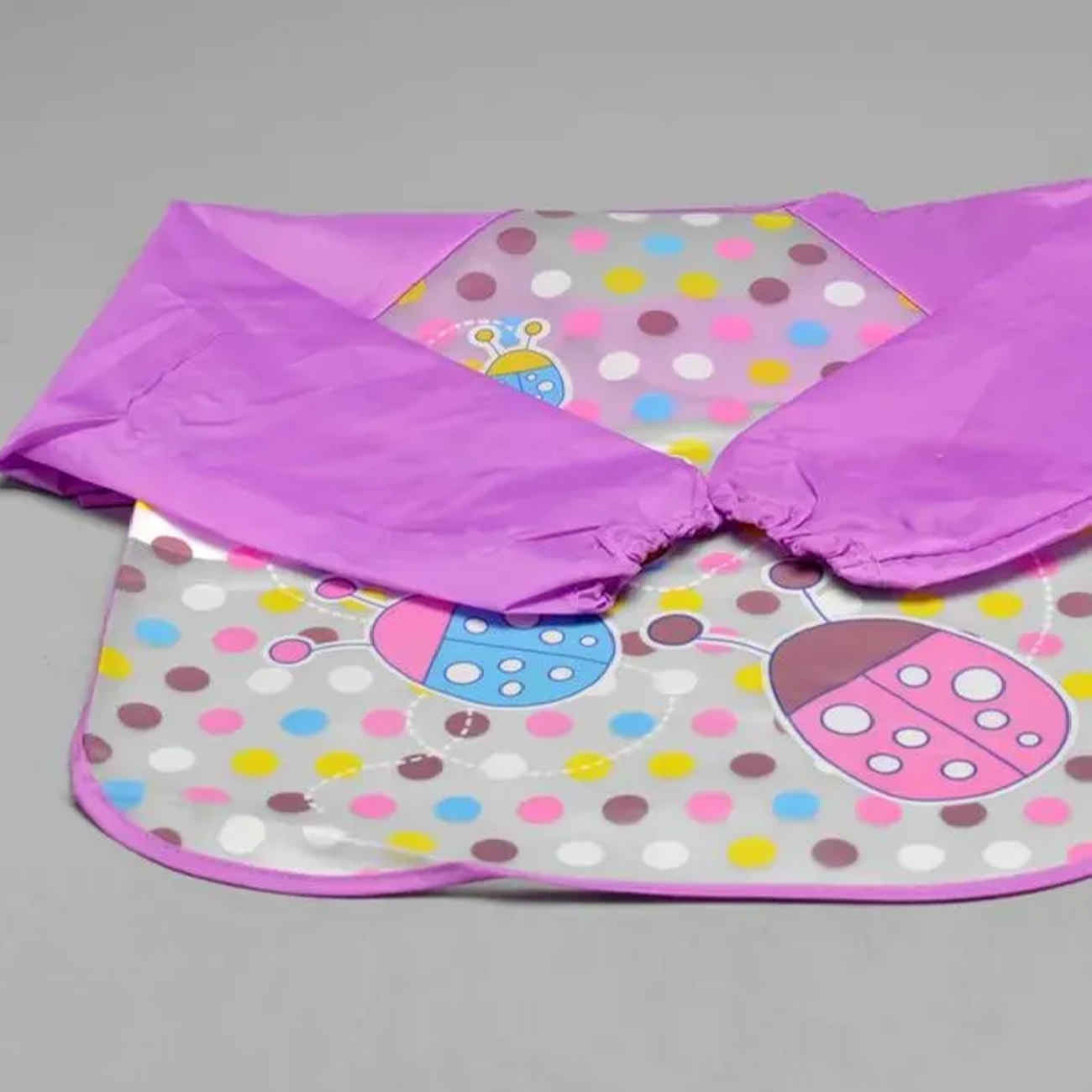Price and Buy Baby Bib – Can Help Keep Your Baby Dry & Comfortable with Sleeves & Ladybug Design_69015e87c6042.jpeg Price and Buy Baby Bib – Can Help Keep Your Baby Dry & Comfortable with Sleeves & Ladybug Design - Image 3