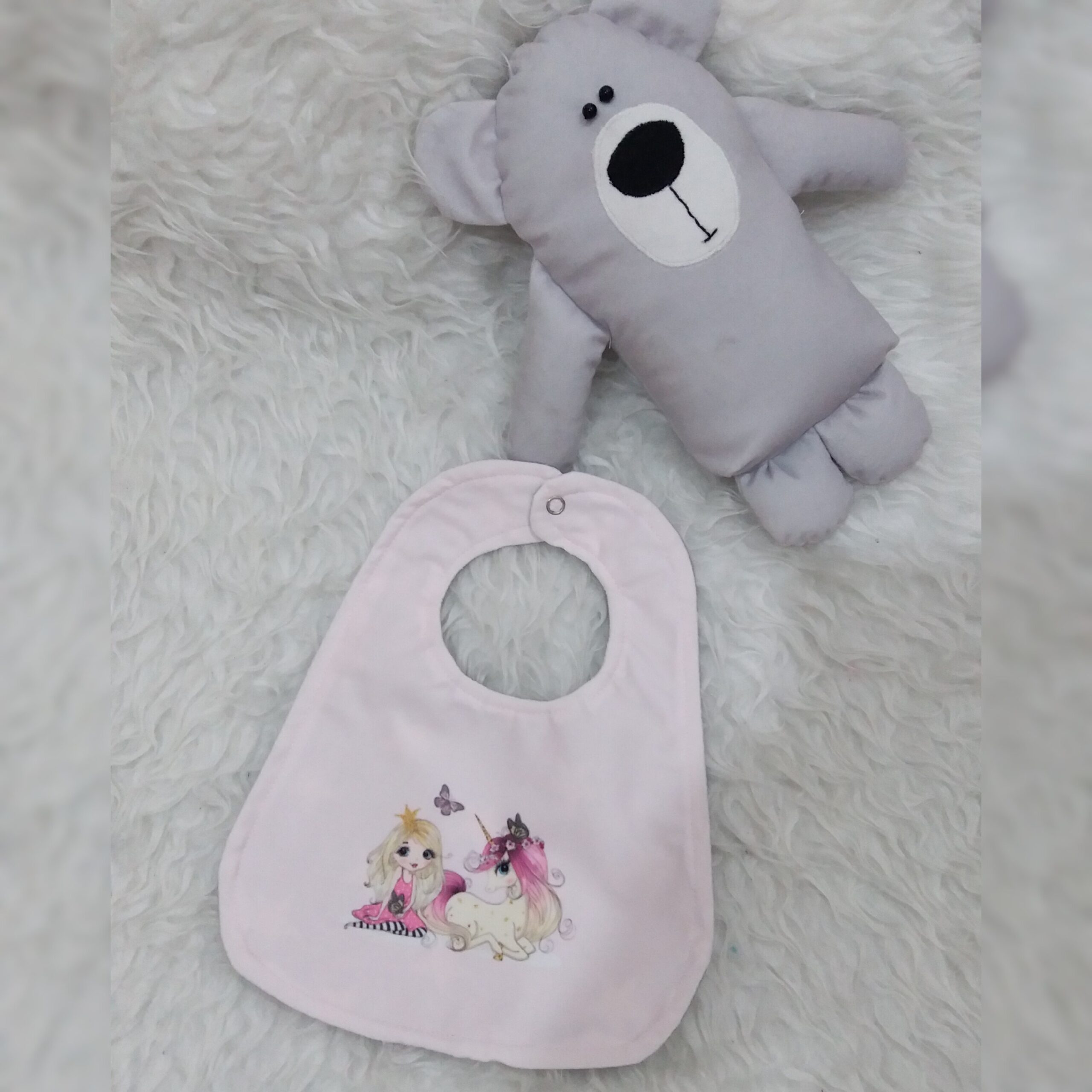Price and Buy Baby Bib Unicorn and Princess Pattern with Snap Closure_690237cbd3d68.jpeg Price and Buy Baby Bib Unicorn and Princess Pattern with Snap Closure - Image 1