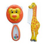 Price and Buy Baby Comb & Brush Set with Cute Giraffe Design – Perfect for Infant Hair Care