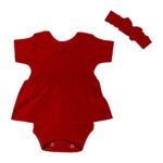 Price and Buy Baby Girl Short Sleeve Bodysuit & Headband Set