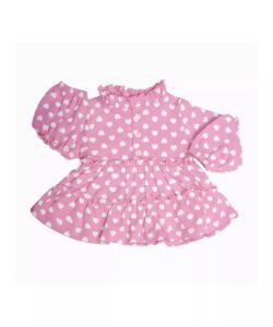 Price and Buy Baby Girl’s Long Sleeve Heart Design Pajama Set - Image 4