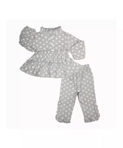 Price and Buy Baby Girl’s Long Sleeve Heart Design Pajama Set - Image 8