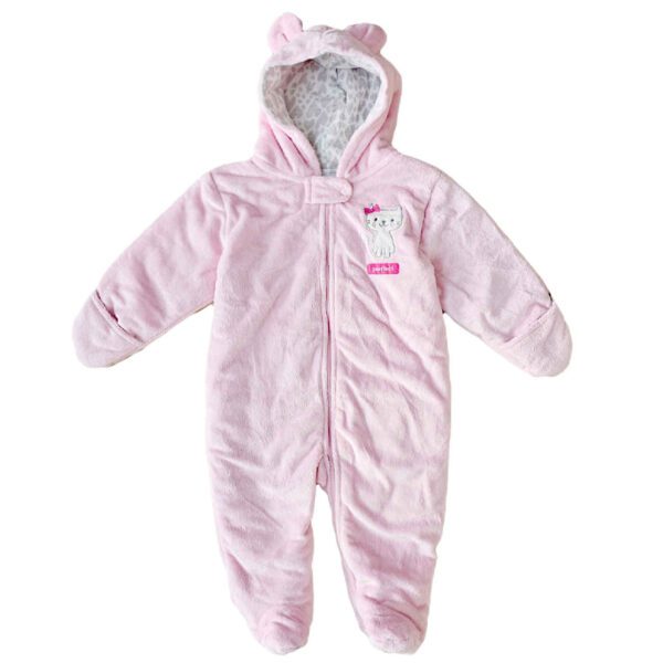 Price and Buy Baby Girl’s Long Sleeve Jumpsuit Trendy & Comfortable in Pink