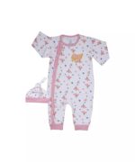 Price and Buy Baby Girl’s Long Sleeve Jumpsuit with Hat - Image 3