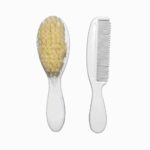 Price and Buy Baby Hairbrush & Comb Set – Soft Bristles for Newborns and Toddlers 3-Pieces - Image 3