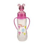 Price and Buy Baby Land Baby Feeding Bottle – Dual Handle & BPA-Free & Soft Silicone – 240ml