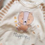Price and Buy Baby Long Sleeve Jumpsuit Bear Hugs & Happiness Soft Cream Romper - Image 3