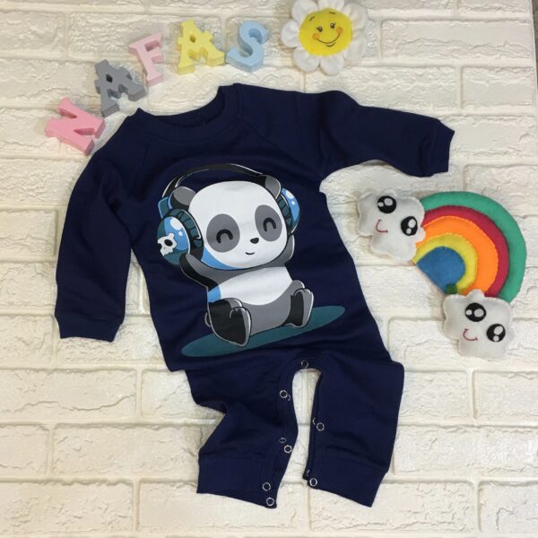 Price and Buy Baby Long Sleeve Jumpsuit Musical Panda Romper