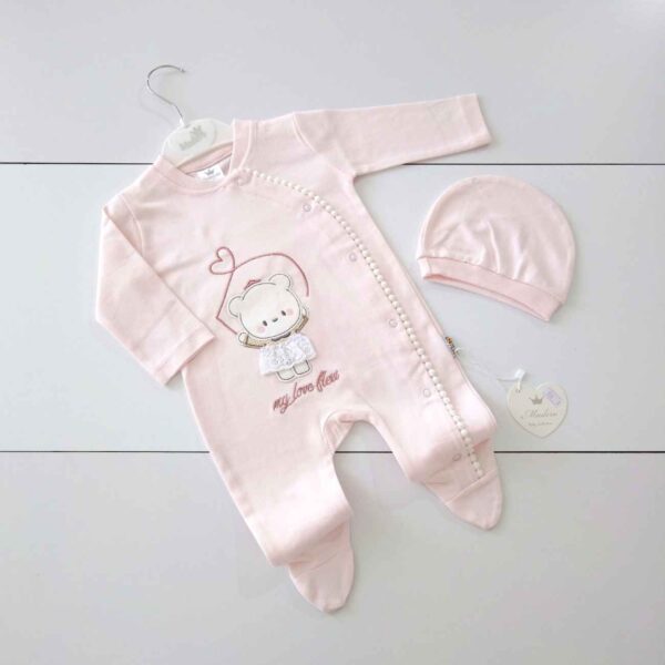 Price and Buy Baby Long Sleeve Jumpsuit Set Hat Cute Teddy Pattern_690263536c18f.jpeg Price and Buy Baby Long Sleeve Jumpsuit Set Hat Cute Teddy Pattern
