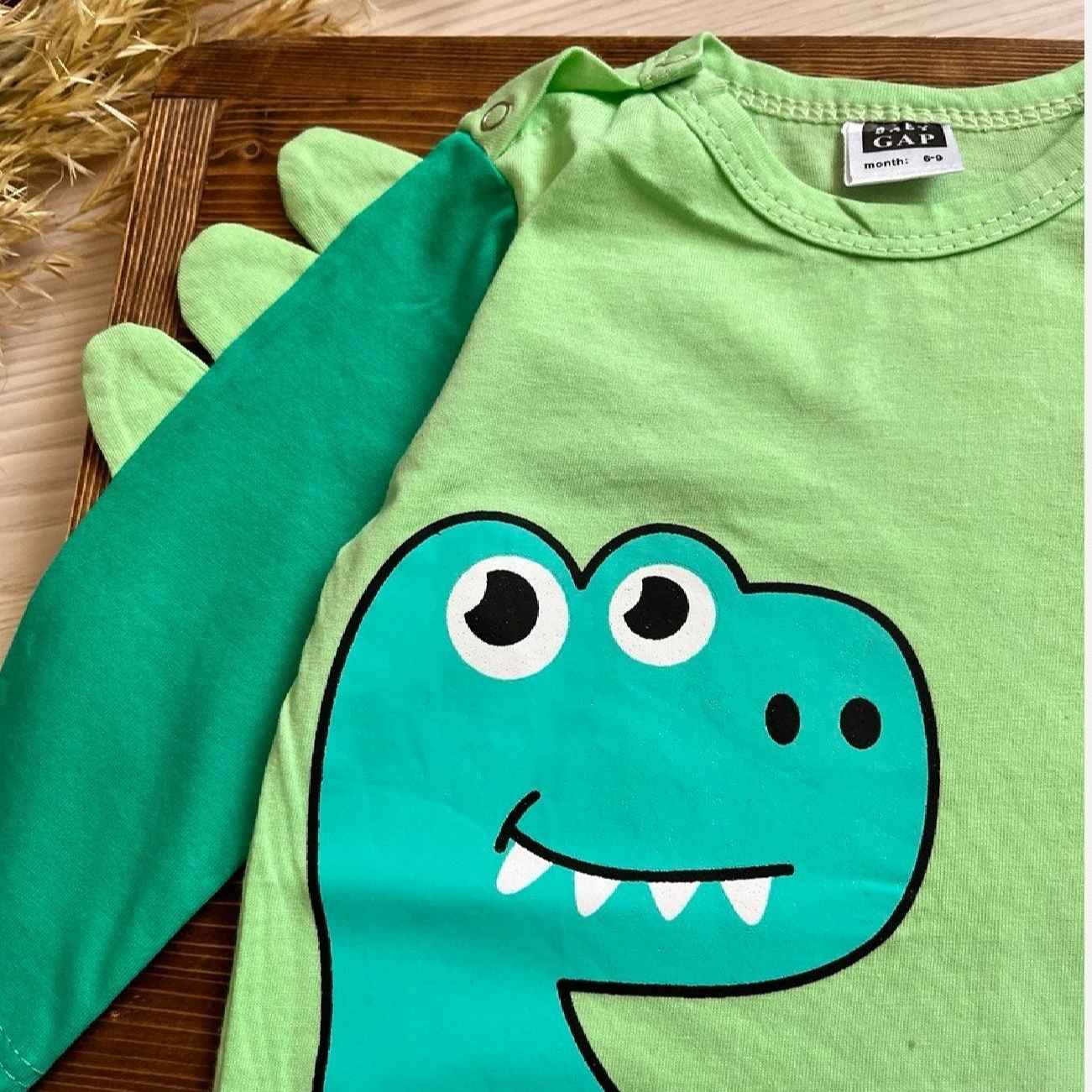 Price and Buy Baby Long Sleeve Jumpsuit with Dino-Mite Comfort Soft & Playful Romper_690239a348952.jpeg Price and Buy Baby Long Sleeve Jumpsuit with Dino-Mite Comfort Soft & Playful Romper - Image 3