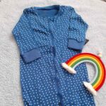 Price and Buy Baby Long Sleeve Jumpsuit with Dreamy Dots Ultra-Soft Polka Dot Romper