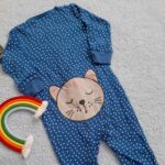 Price and Buy Baby Long Sleeve Jumpsuit with Dreamy Dots Ultra-Soft Polka Dot Romper - Image 3