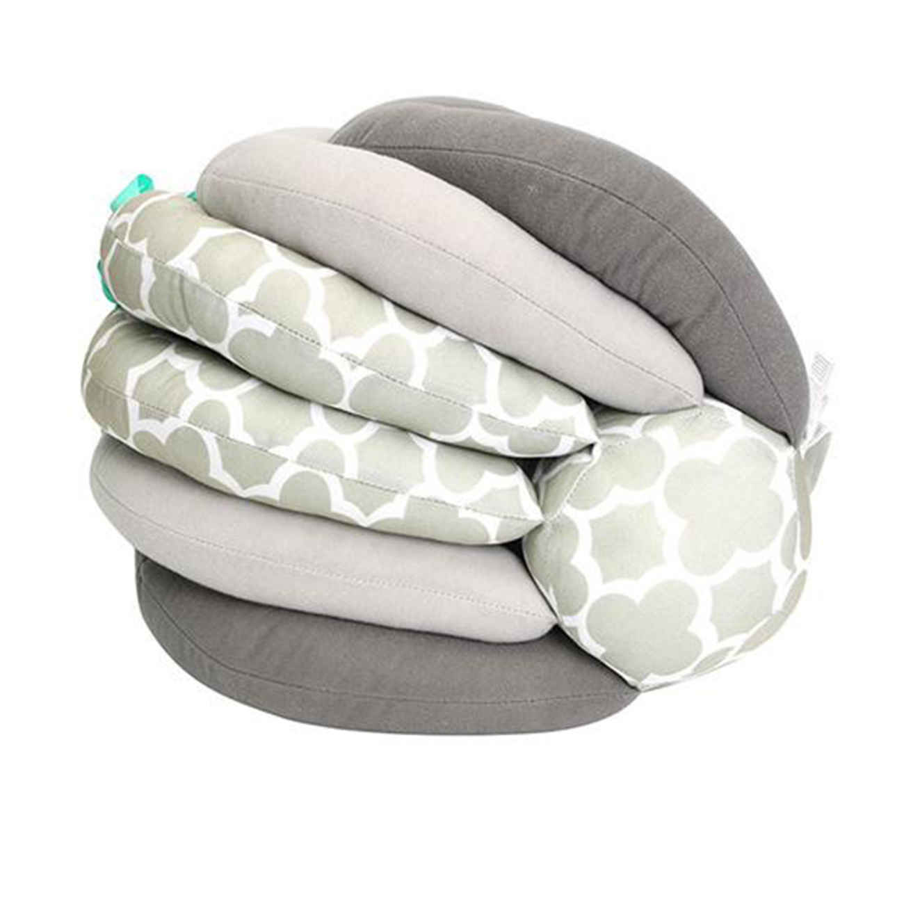 Price and Buy Baby Nursing Pillow: Adjustable & Multi-Function in Geometric Design_69009819a1d60.jpeg Price and Buy Baby Nursing Pillow: Adjustable & Multi-Function in Geometric Design - Image 3