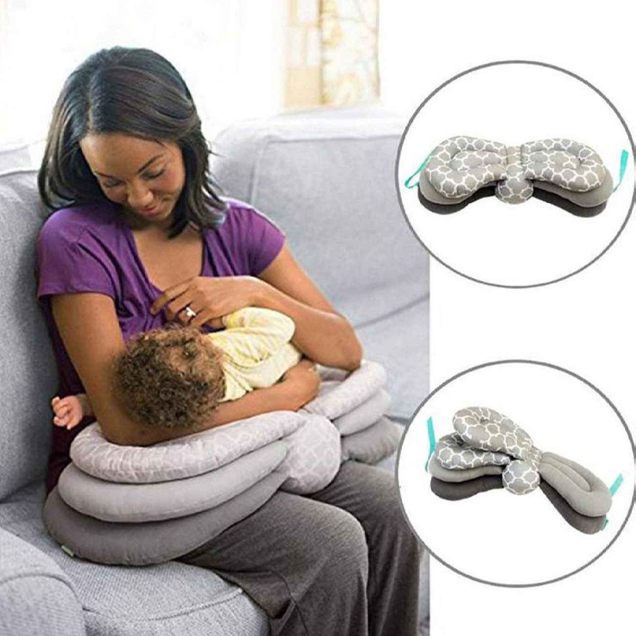 Price and Buy Baby Nursing Pillow: Adjustable & Multi-Function in Geometric Design_69009820c0a8e.jpeg Price and Buy Baby Nursing Pillow: Adjustable & Multi-Function in Geometric Design - Image 5