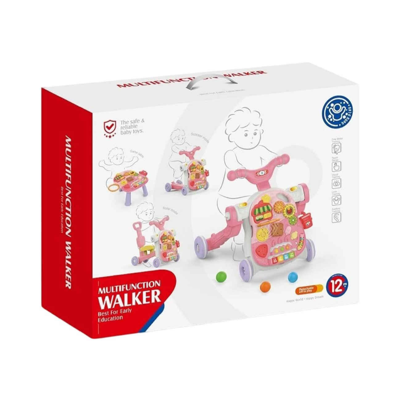 Price and Buy Baby Push Walker – Suitable for Safe First Steps & Confident Toddler Walking - Image 6