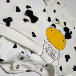 Price and Buy Baby Short Sleeve Jumpsuit and Hat Set with Cow Design - Image 4