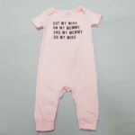 Price and Buy Baby Short Sleeve Jumpsuit Mommy’s Little Muse Soft Pink Romper