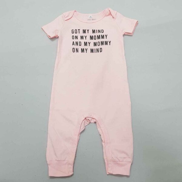 Price and Buy Baby Short Sleeve Jumpsuit Mommy’s Little Muse Soft Pink Romper