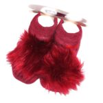 Price and Buy Baby Socks – Red Gentle Cotton Pom-Pom Design Perfect Fit for Infants - Image 3