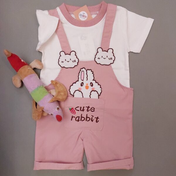 Price and Buy Baby T-shirt and Jumpsuit Set with Cute Rabbit Pattern