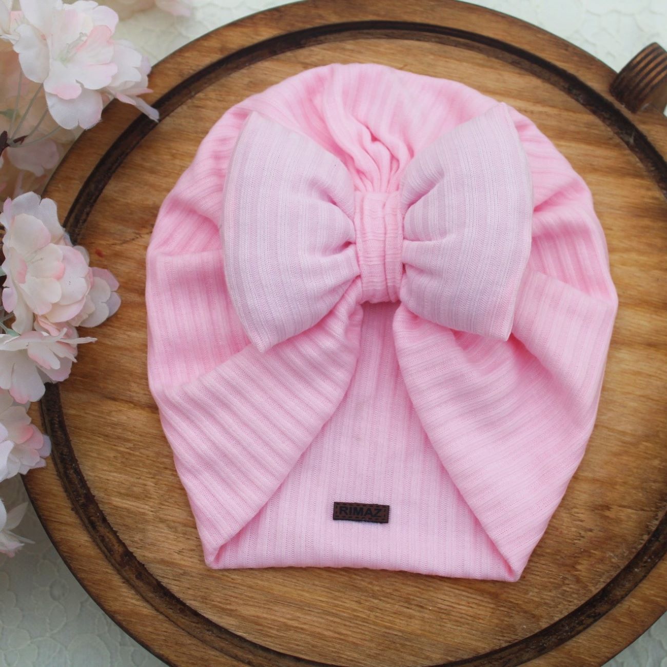 Price and Buy Baby Turban – Cute and Stylish Pink Bow Tie Style , Warm and Comfortable_6901ae4d0d8c1.jpeg Price and Buy Baby Turban – Cute and Stylish Pink Bow Tie Style , Warm and Comfortable - Image 1