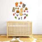 Price and Buy Baby Wooden Wall Sticker with Happy Animals Design for Nursery Room - Image 3