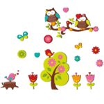Price and Buy Baby Wooden Wall Sticker with Lovely Owls Design for Nursery Room