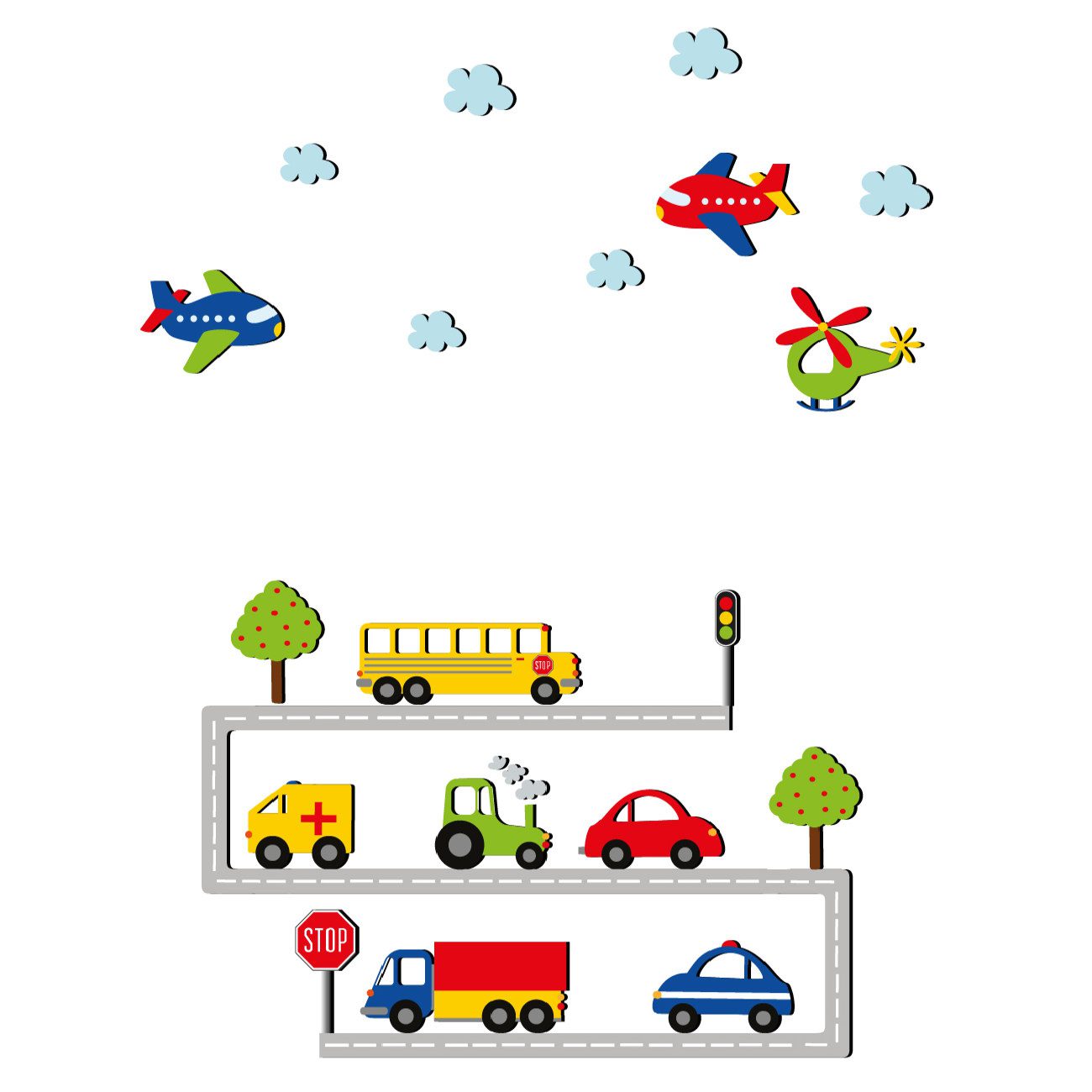 Price and Buy Baby Wooden Wall Sticker with Transportation Design for Nursery Room_68fff5bc020ba.jpeg Price and Buy Baby Wooden Wall Sticker with Transportation Design for Nursery Room - Image 1