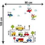 Price and Buy Baby Wooden Wall Sticker with Transportation Design for Nursery Room - Image 3
