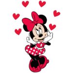 Price and Buy Baby Wooden Wall Stickers Model Minnie Mouse