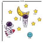 Price and Buy Baby Wooden Wall Stickers with Astronaut Design - Image 4
