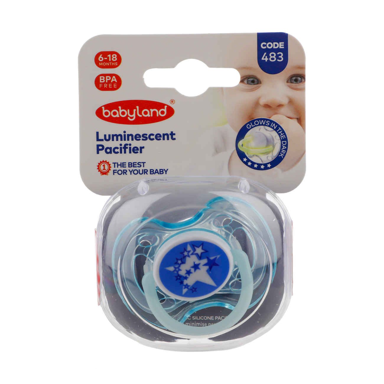 Price and Buy Babyland Orthodontic Glow Pacifier – Safe and Comfortable for Infants 6–18 Months_6903a94d29328.jpeg Price and Buy Babyland Orthodontic Glow Pacifier – Safe and Comfortable for Infants 6–18 Months - Image 5