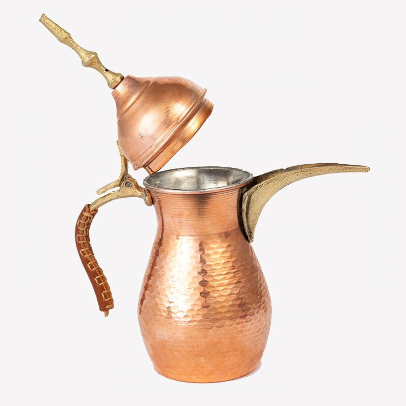 Price and Buy Baghdadi Dallah Copper Coffee Pot for Brewing Qahwa & Arabic Coffee – Model Dalia